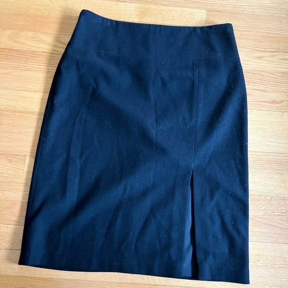 Banana‎ republic Stretch wool blend midi skirt
